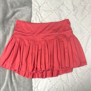 Orange and Pink Mini Skater Skirt